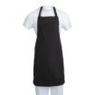 Picture of Whites Bib Aprons Black (5 Pack)