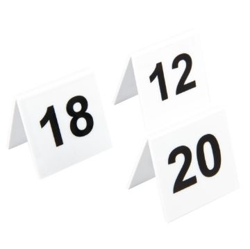 Picture of Plastic Table Numbers 11-20