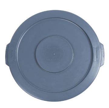 Picture of Rubbermaid BRUTE Snap On Lid Grey 37.9Ltr
