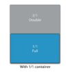 Picture of Matfer Bourgeat Stainless Steel Spill Proof 1/1 Gastronorm Lid