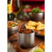 Picture of Utopia Artemis Oval Platters Rumbled Steel 300x180mm (6 Pack)
