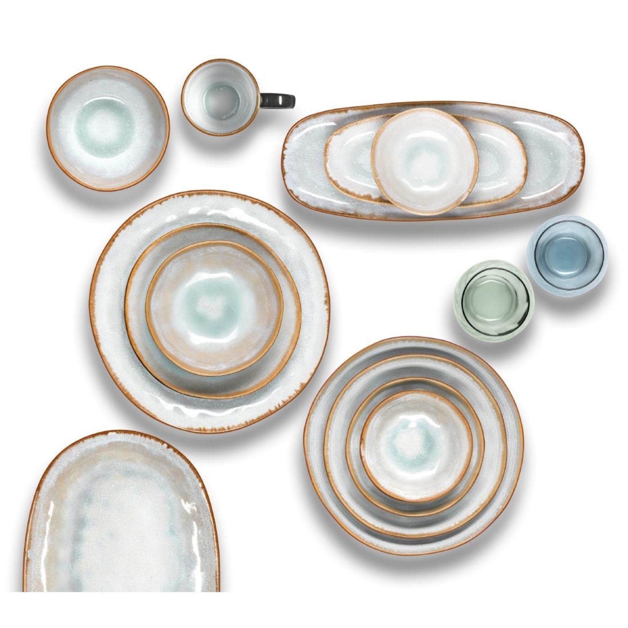 Picture of Amefa Medard De Noblat Shadow Aqua Bowls 135mm (6 Pack)