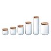 Picture of Luminarc Pure Jars & Wood Lids 750ml (6 Pack)