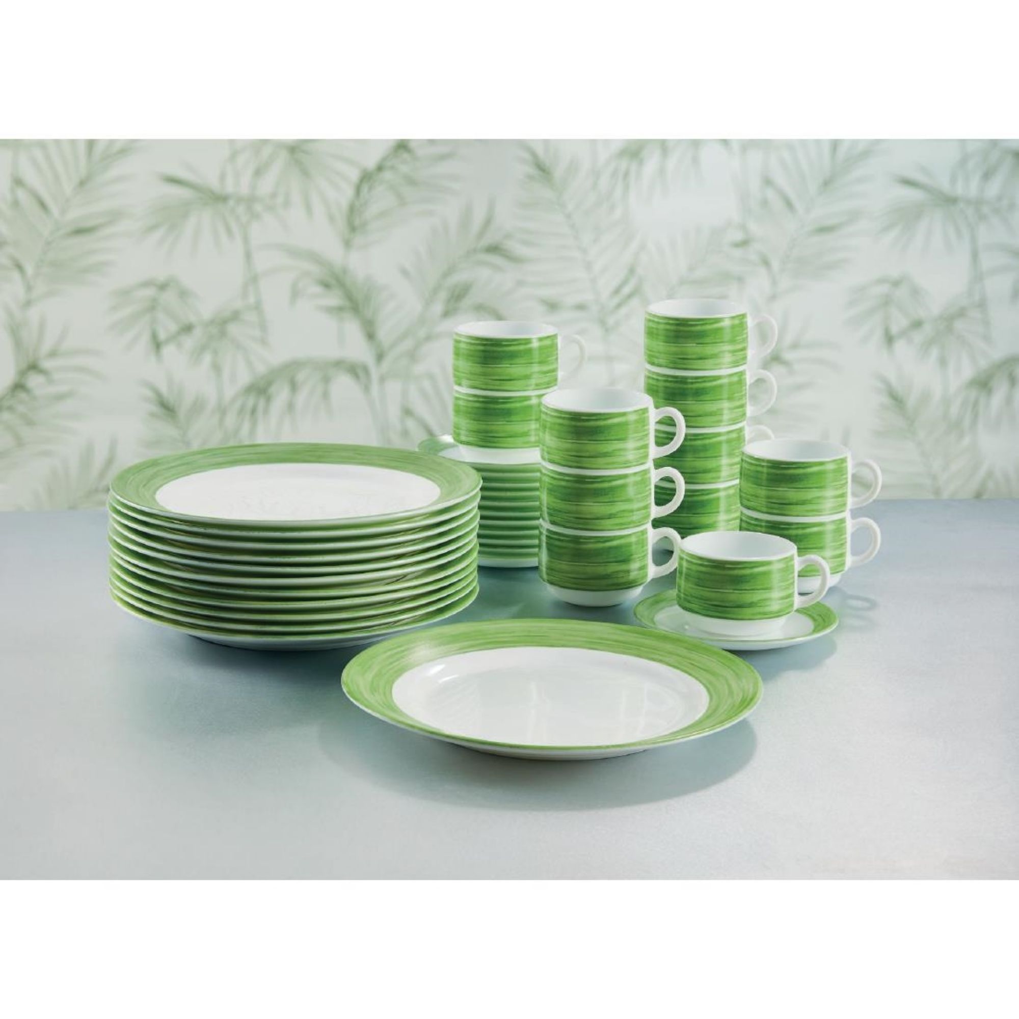 Picture of Arcoroc Brush Saucers Green 140mm (48 Pack)