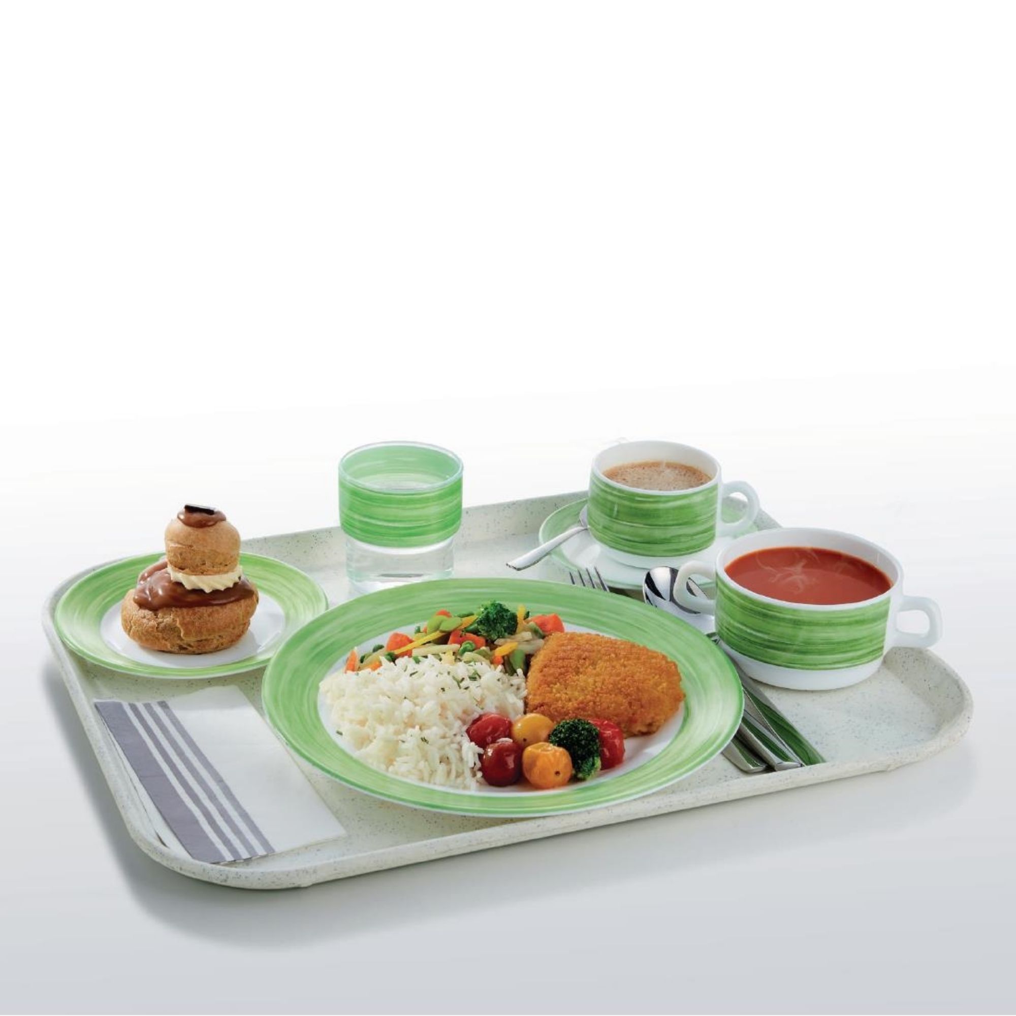 Picture of Arcoroc Brush Bowls Green 132mm (36 Pack)
