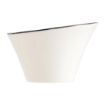 Picture of Arcoroc Appetizer Ludico Bowls Black Line 95mm (24 Pack)