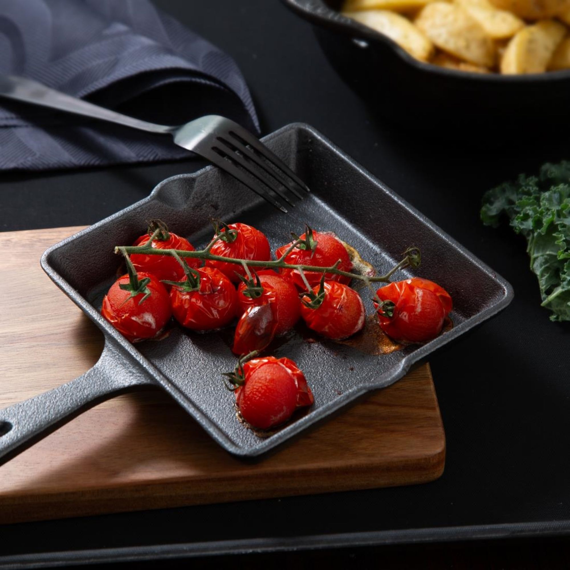 Picture of Olympia Cast Iron Square Pan 155x225mm