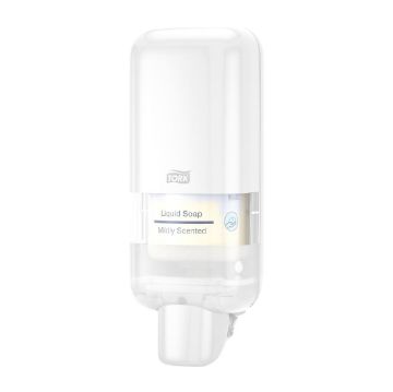 Picture of Tork S4 Soap and Sanitiser Dispenser White