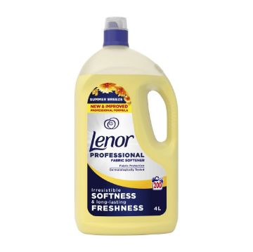 Picture of Lenor Professional Summer Breeze Fabric Softener 200 Washes 4Ltr (2 Pack)