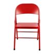 Picture of Bolero Folding Metal Chairs Red (4 Pack)