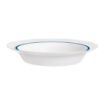 Picture of Autonomy Soup Dishes Blue Border 230mm (12 Pack)