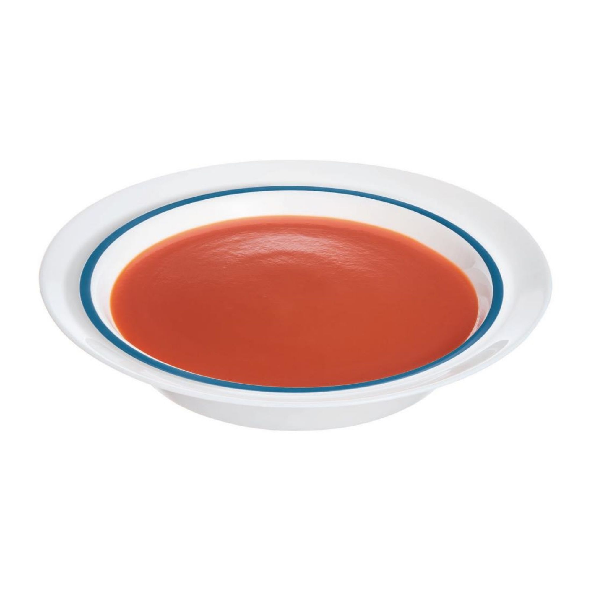 Picture of Autonomy Soup Dishes Blue Border 230mm (12 Pack)
