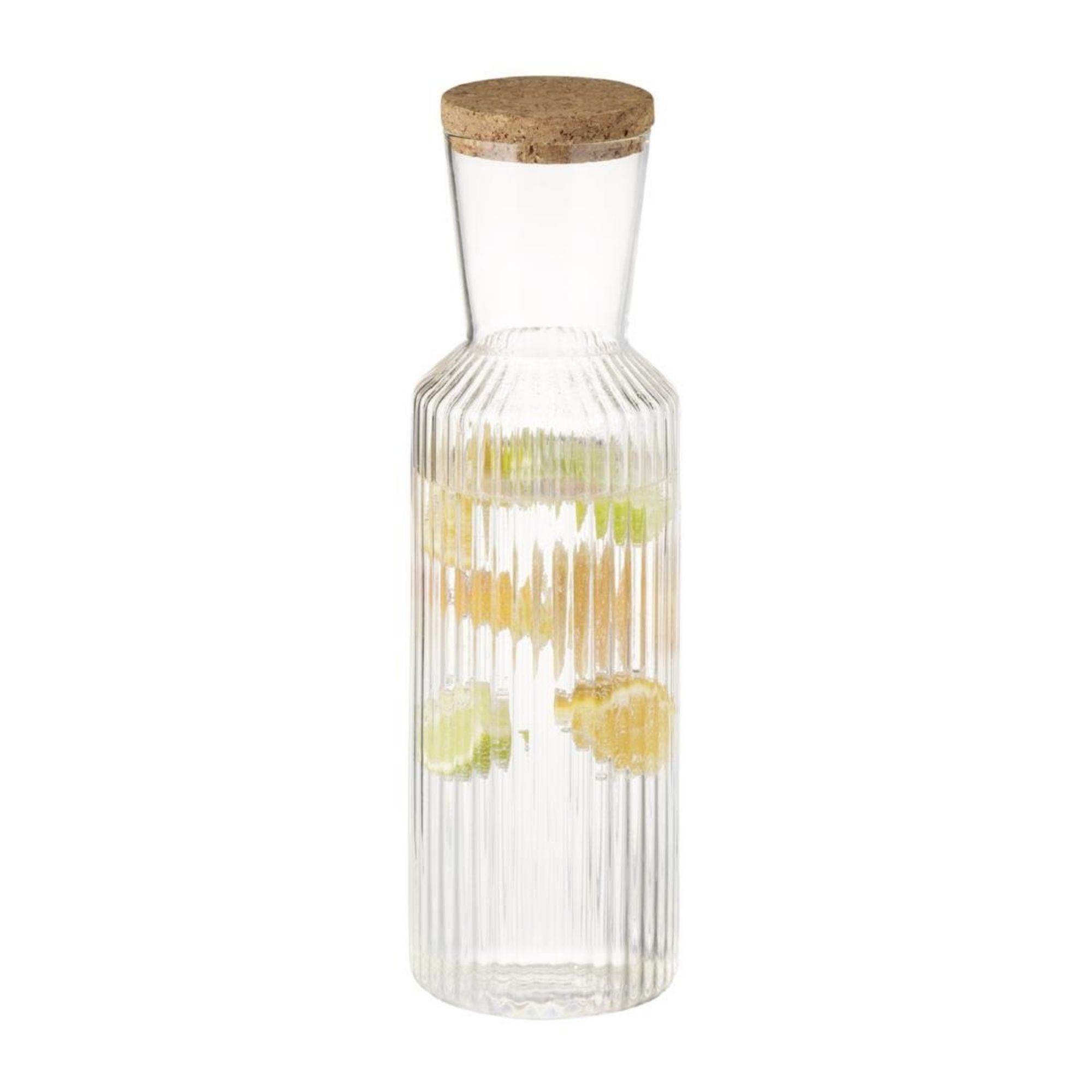 Picture of APS Lines Glass Carafe 1Ltr
