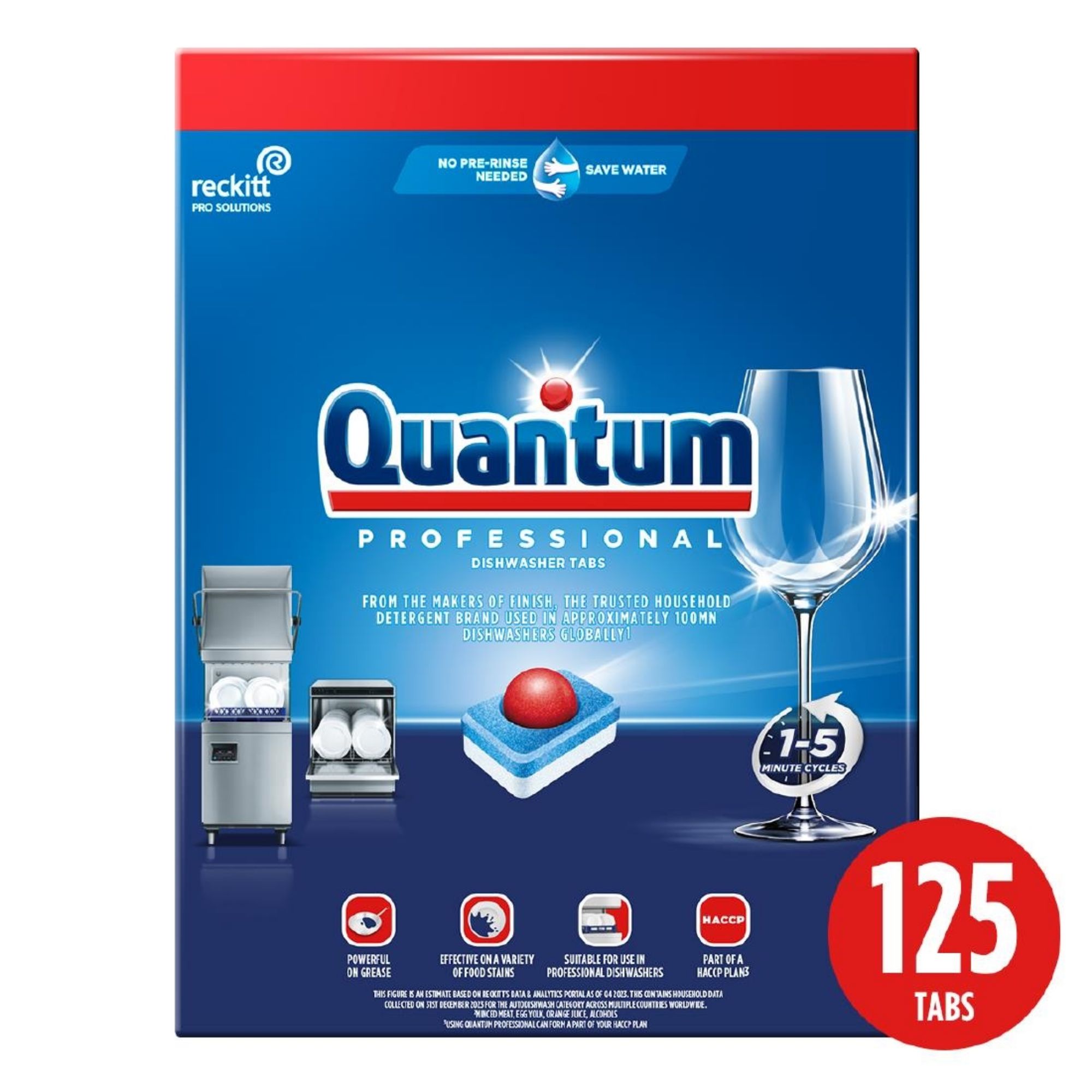 Picture of Quantum Professional Dishwasher Tablets (125 Pack)