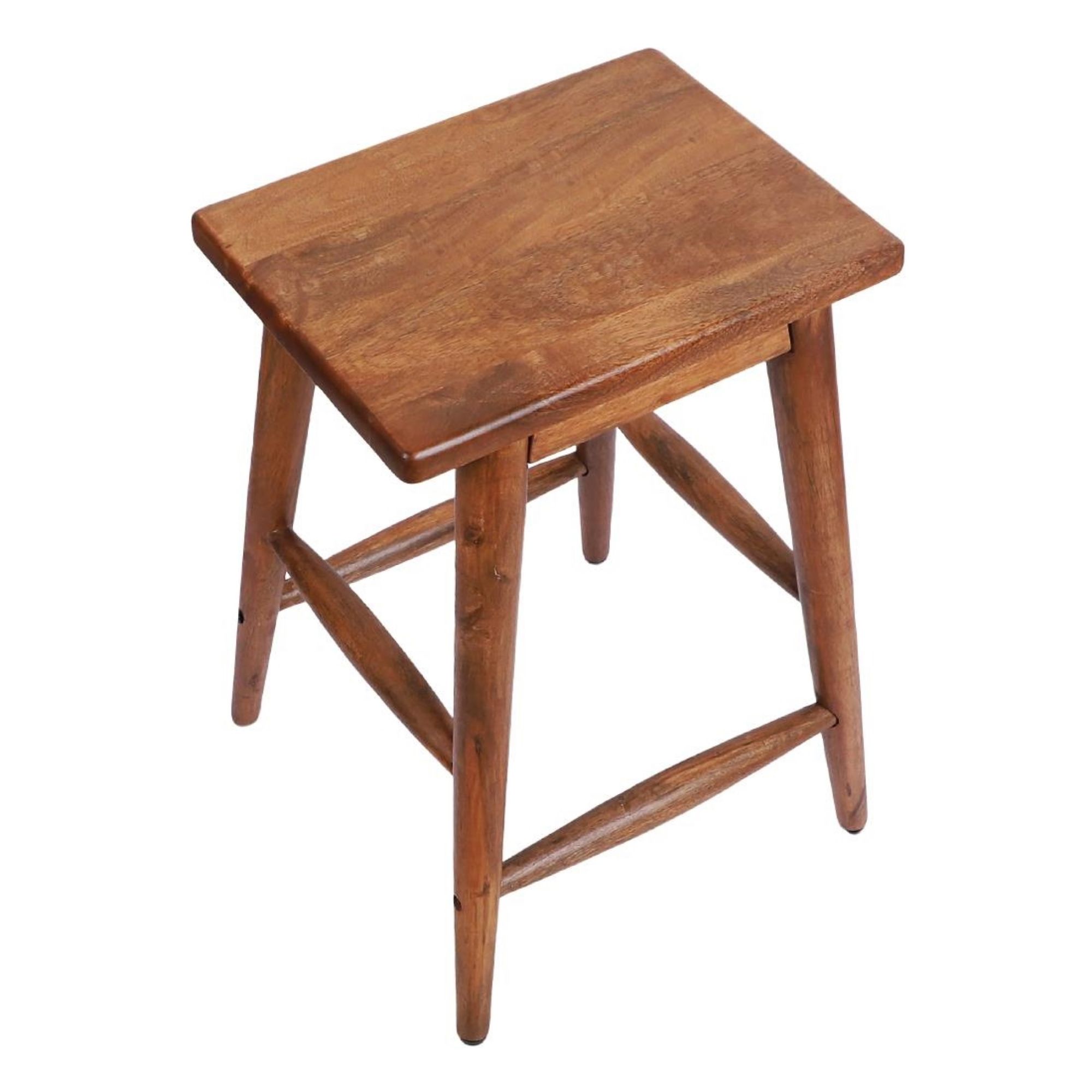 Picture of Bolero Halsbury Mango Wood Stools (2 Pack)