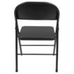 Picture of Bolero Folding Metal Chairs Black (4 Pack)