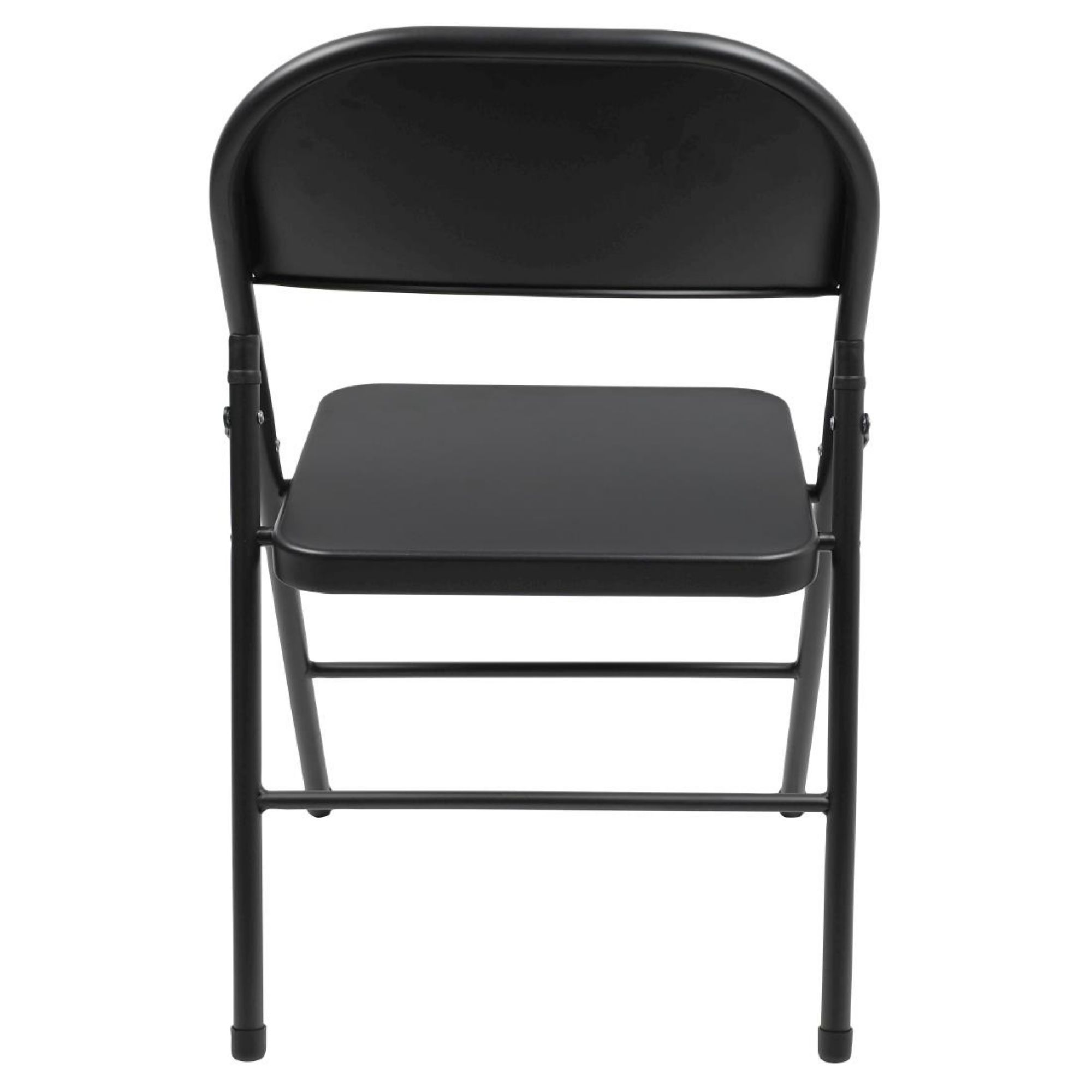 Picture of Bolero Folding Metal Chairs Black (4 Pack)