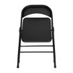 Picture of Bolero Folding Metal Chairs Black (4 Pack)