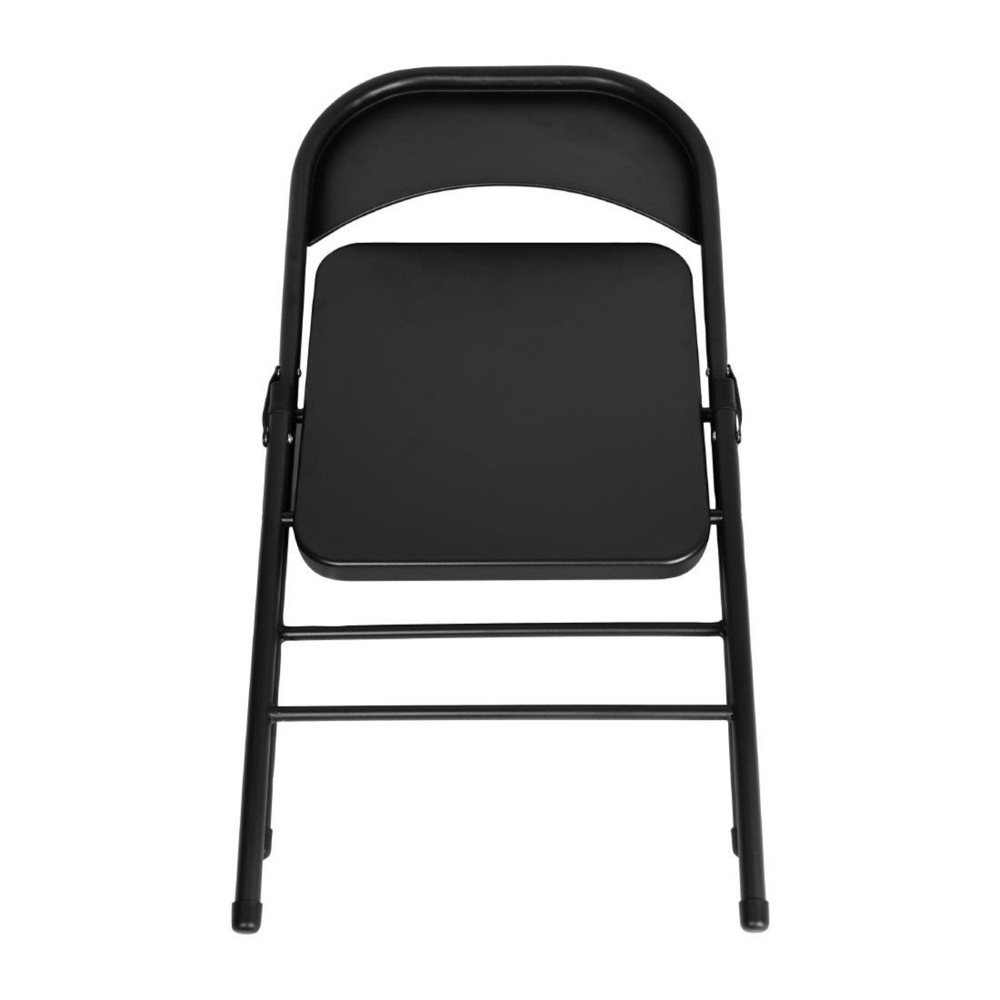 Picture of Bolero Folding Metal Chairs Black (4 Pack)