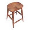 Picture of Bolero Halsbury Curved Mango Wood Stools (2 Pack)