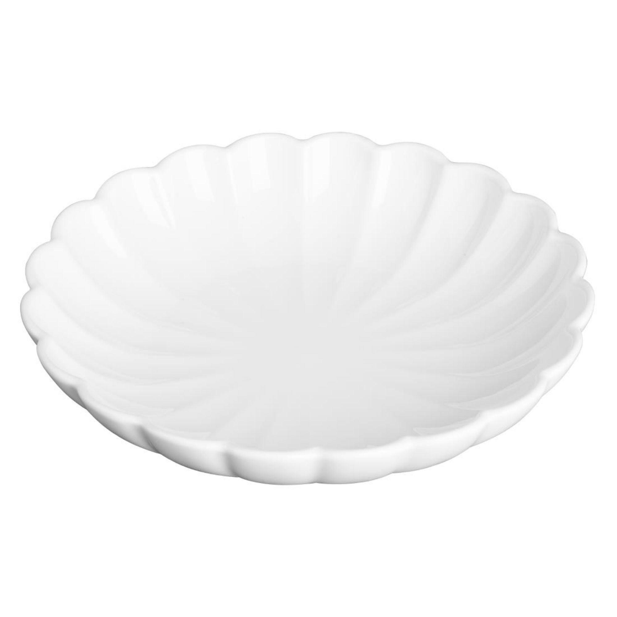 Picture of Olympia Bloom Scalloped Bowls White 230mm (6 Pack)