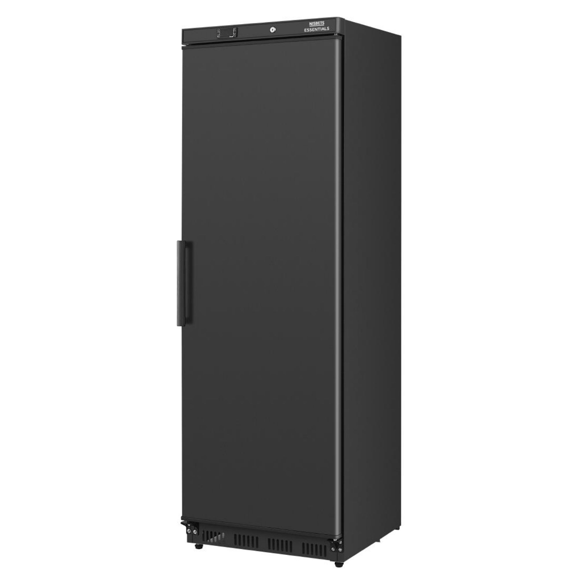 Picture of Nisbets Essentials Upright Refrigerator Black 400Ltr