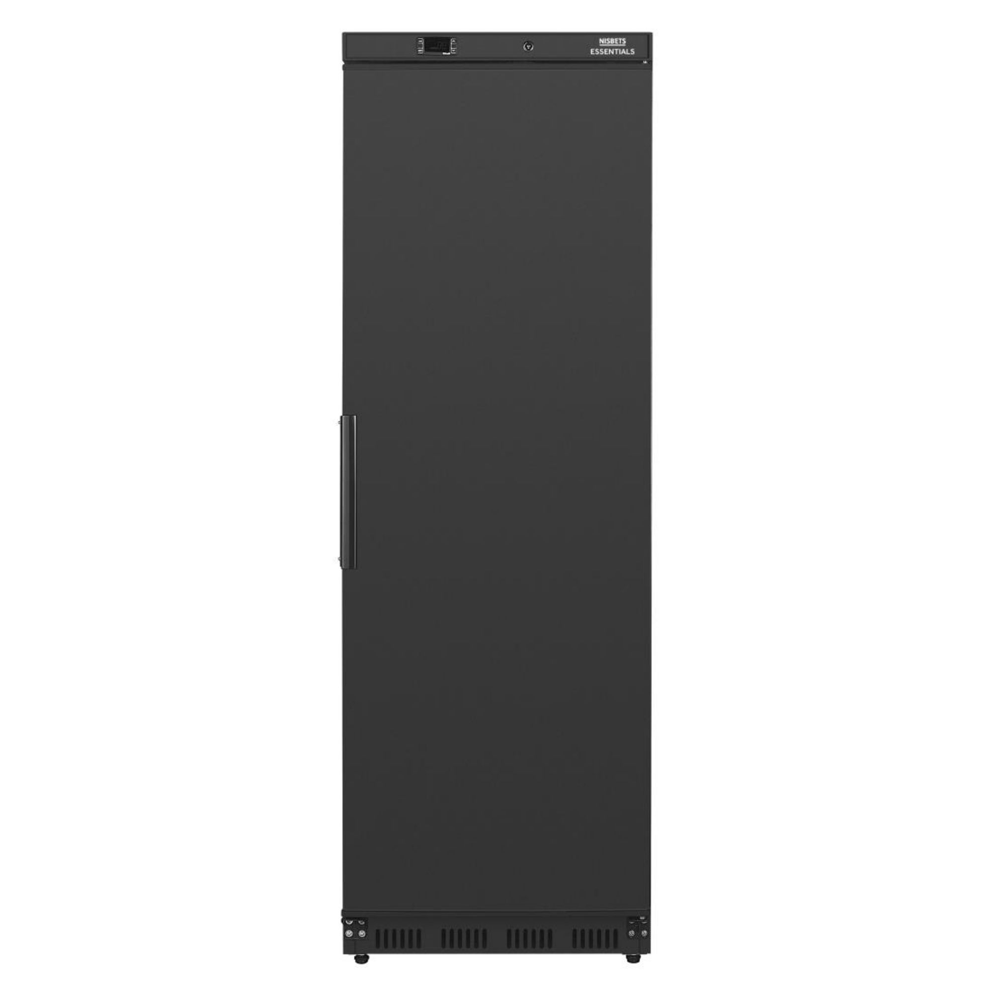 Picture of Nisbets Essentials Upright Refrigerator Black 400Ltr