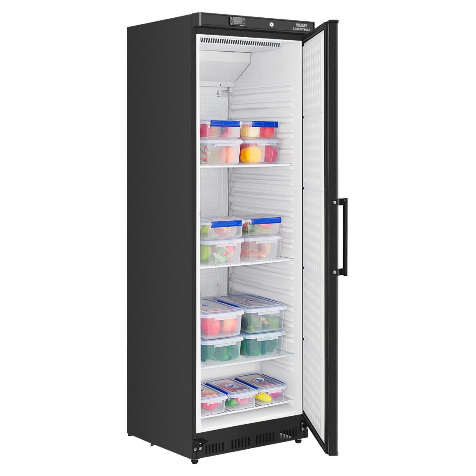 Picture of Nisbets Essentials Upright Refrigerator Black 400Ltr