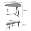 Picture of Bolero Valletta Picnic Bench Set