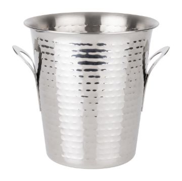 Picture of Olympia Flare Wine Bucket Hammered Stainless Steel 4.3Ltr