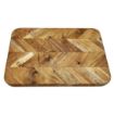 Picture of Vogue Chevron Effect Acacia Wood Chopping Board Medium 455x305mm