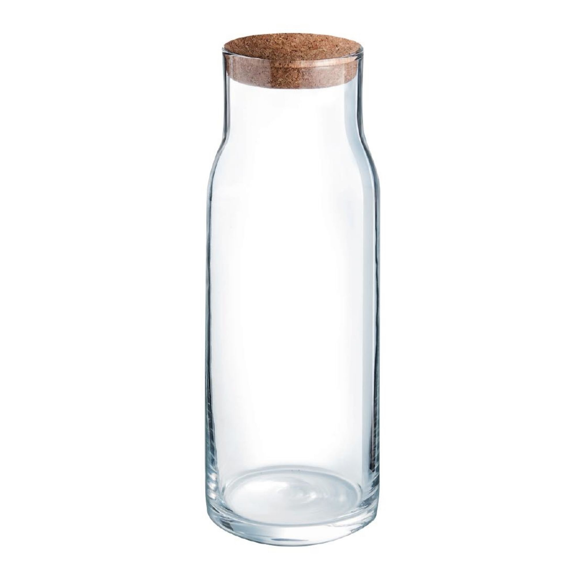 Picture of Luminarc Funambule Carafes with Cork Lid 1Ltr (6 Pack)