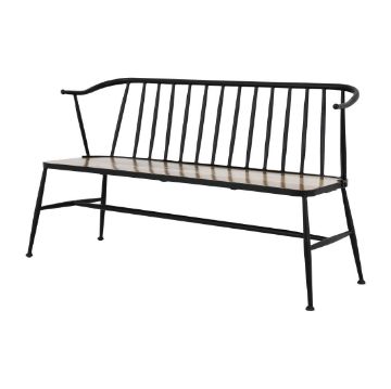 Picture of Bolero Alma Curved Back Slatted Bench