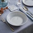 Picture of Luminarc Cottage Grey Rimless Pasta/Soup Bowls 220mm (24 Pack)