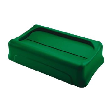 Picture of Rubbermaid Slim Jim Swing Green Lid