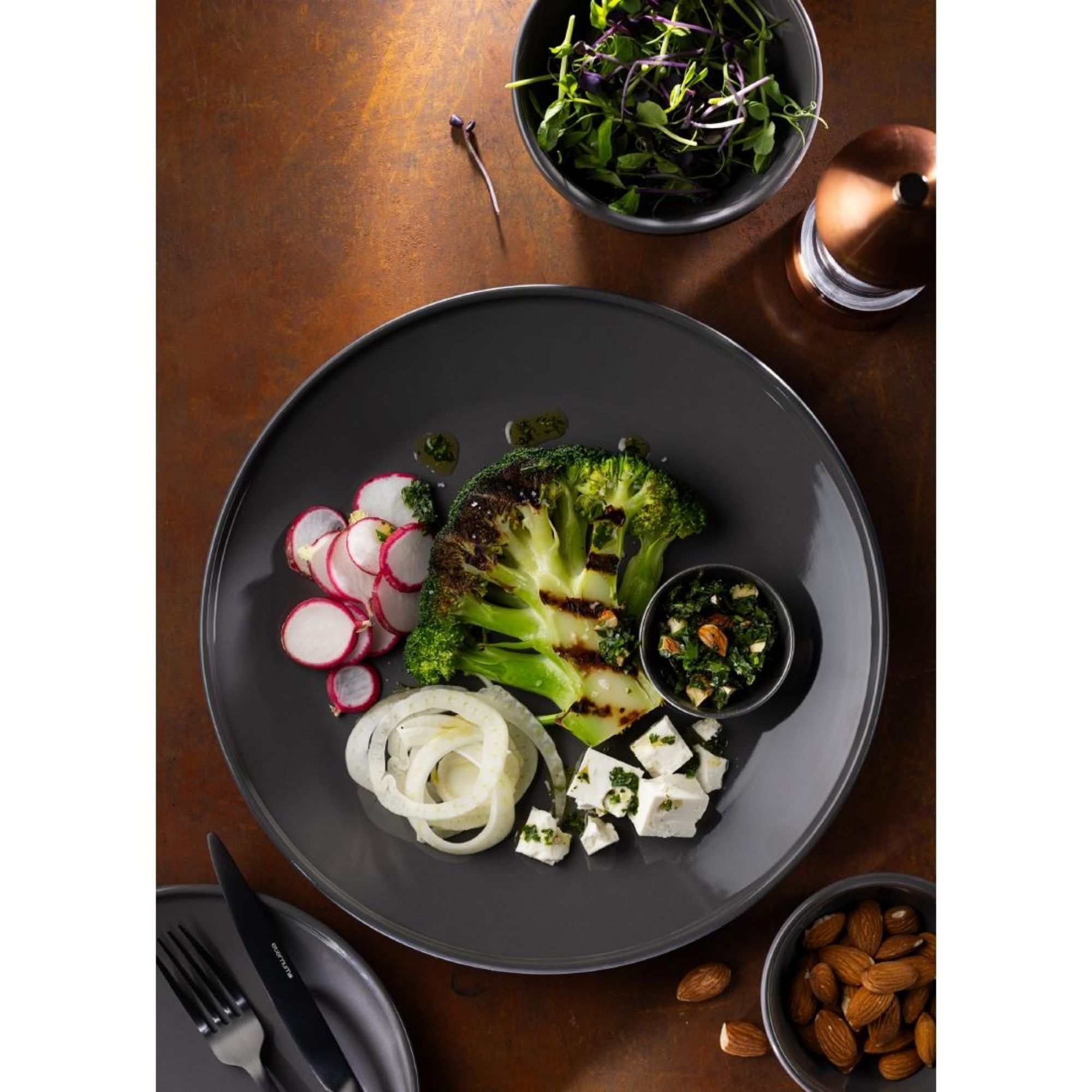 Picture of Utopia Core Bowls Slate 150mm (6 Pack)