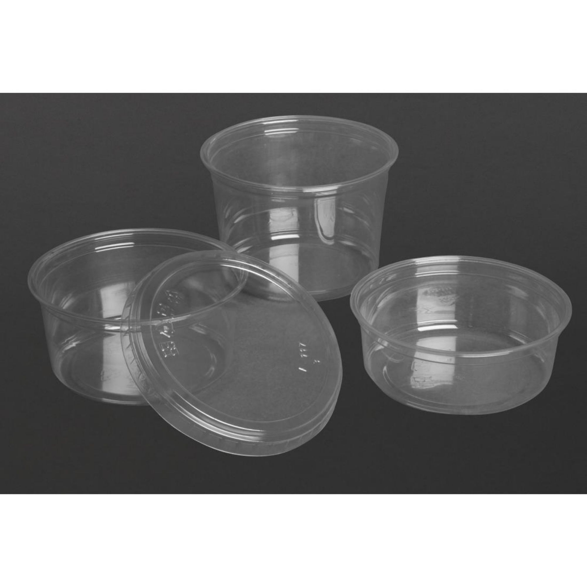 Picture of Fiesta Recyclable rPET Deli Cups 455ml/16oz (300 Pack)