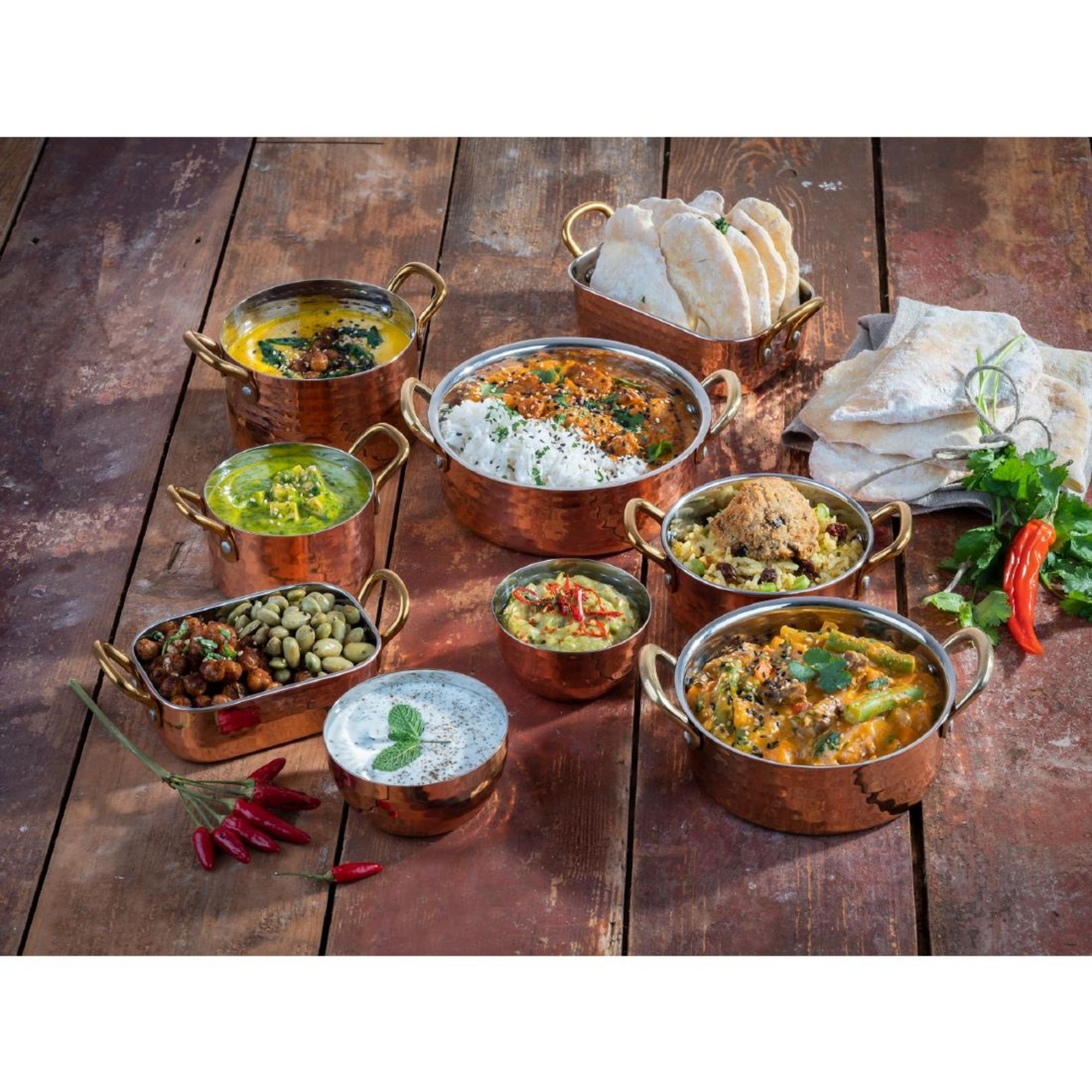 Picture of APS Mumbai Small Serving Pan - 145x95x45mm