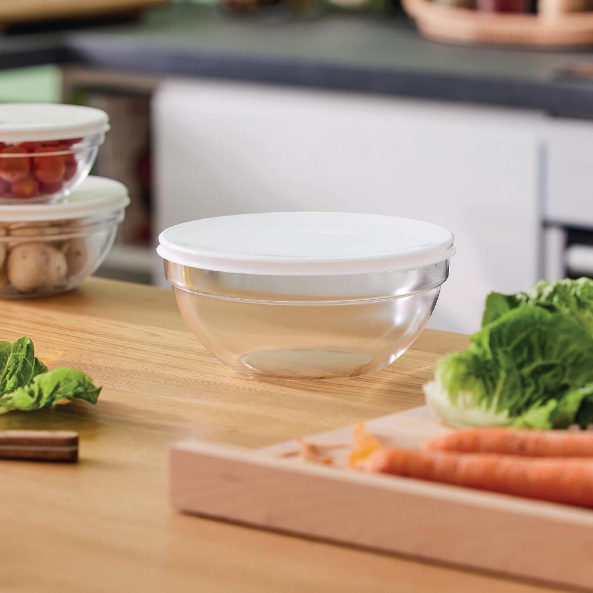 Picture of Luminarc Empilable Bowls & Lids 200mm (8 Pack)