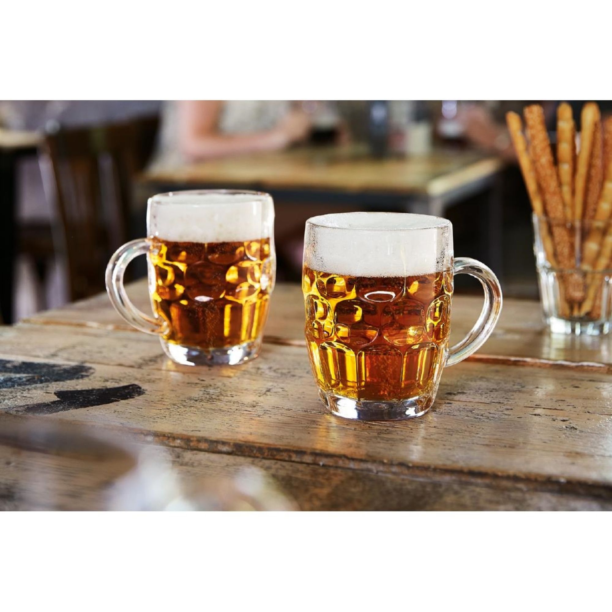 Picture of Arcoroc Britannia Dimpled Panelled Tankards 285ml (36 Pack)