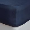 Picture of Mitre Essentials Temir Fitted Sheet Navy Single