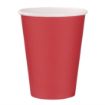 Picture of Fiesta Recyclable Single Wall Takeaway Coffee Cups Red 340ml / 12oz (50 Pack)