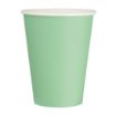 Picture of Fiesta Recyclable Single Wall Takeaway Coffee Cups Turquoise 340ml (50 Pack)