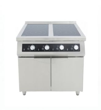 Picture of Banks D8070FS4 Heavy-Duty 4-Zone Freestanding Induction Cooker - 20kW