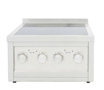 Picture of Banks D6060T4 Heavy-Duty 4-Zone Countertop Induction Cooker - 14kW