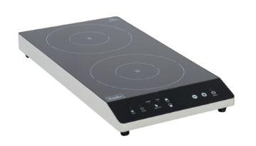Picture of Banks D40TT Double Hob Countertop Induction Cooker - 3kW
